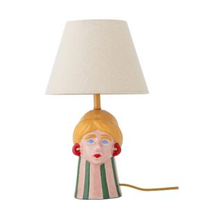 Bloomingville - Miss Jody Bordlampe, Multifarvet, Stentøj - Ø24 Ã H41 cm